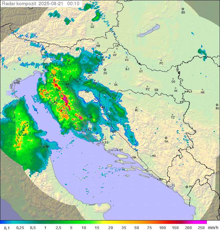 Padavine Hrvaška
