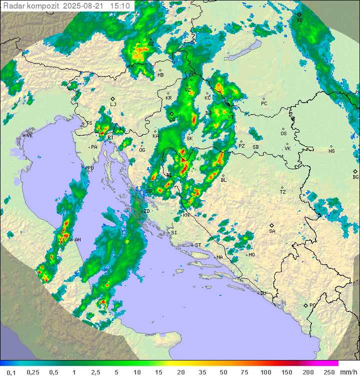 Padavine Hrvaška