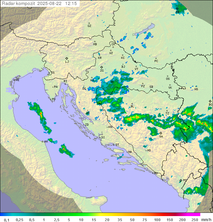 Padavine Hrvaška