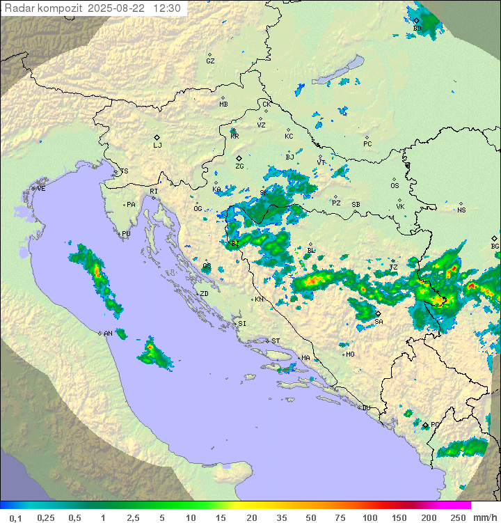 Padavine Hrvaška