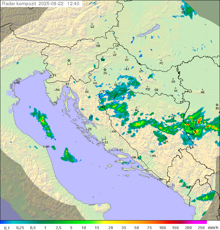 Padavine Hrvaška
