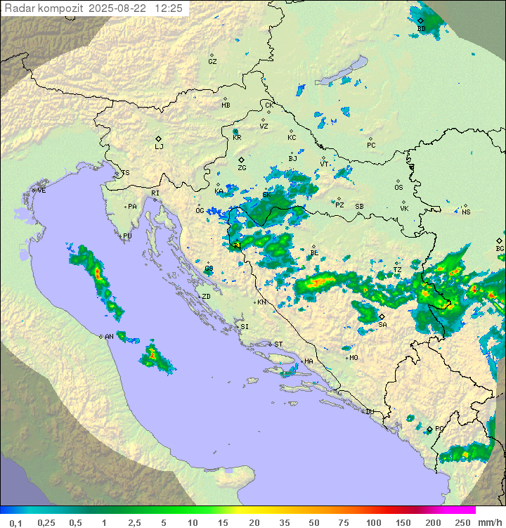 Padavine Hrvaška