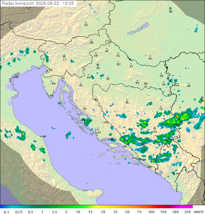 Padavine Hrvaška