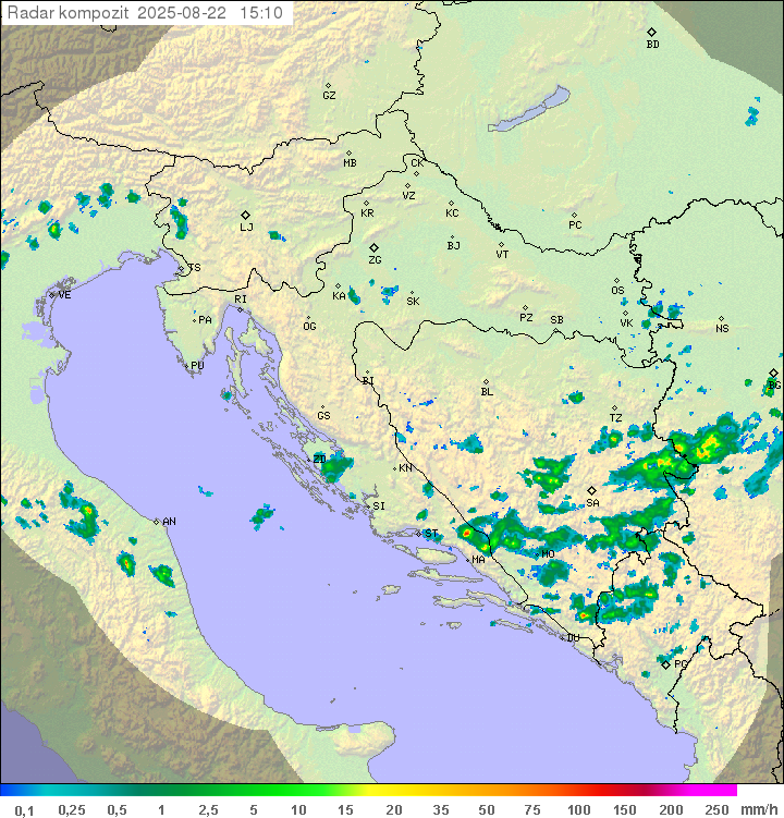 Padavine Hrvaška