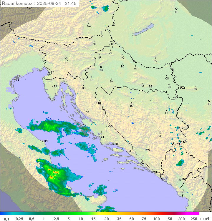 Padavine Hrvaška
