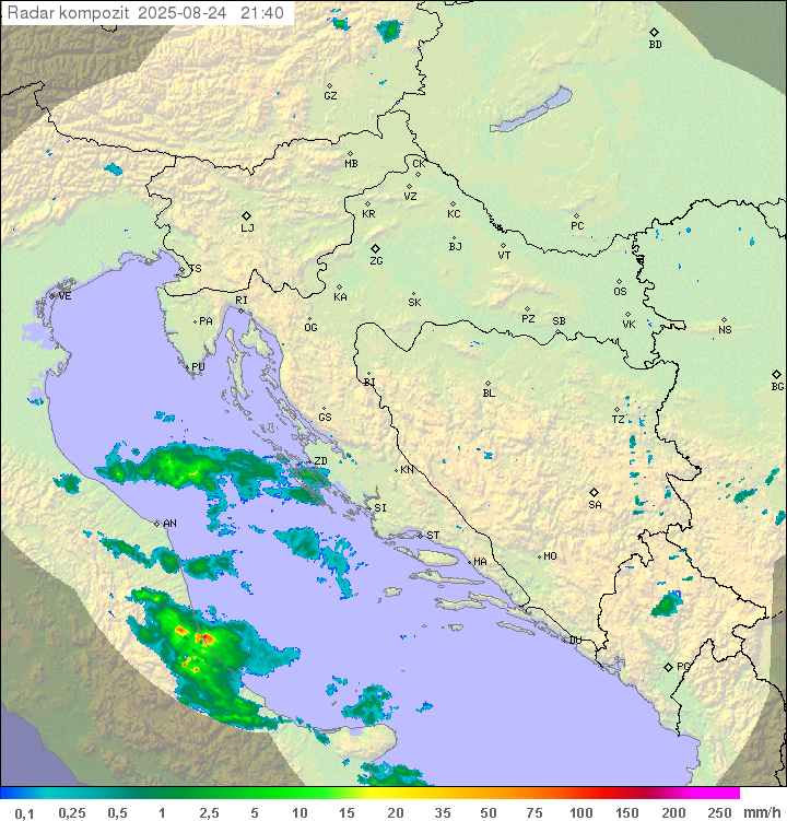 Padavine Hrvaška
