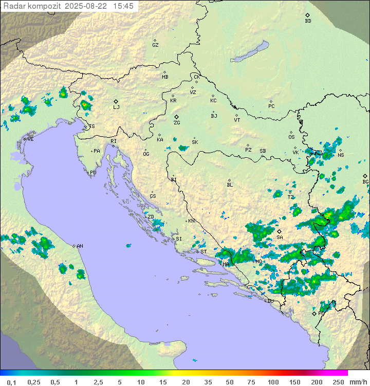 Padavine Hrvaška