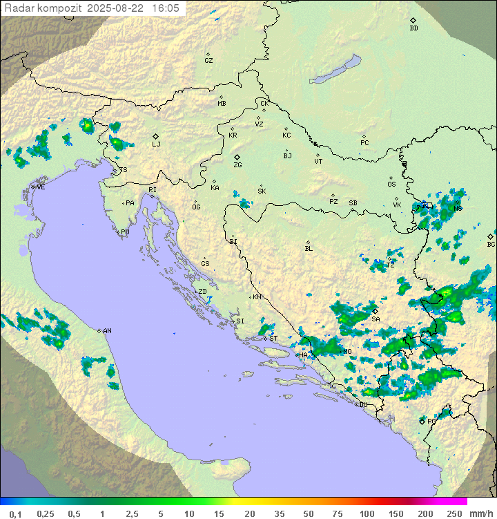Padavine Hrvaška