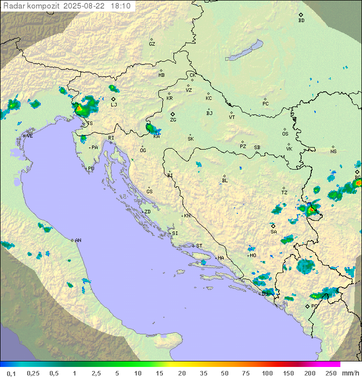 Padavine Hrvaška