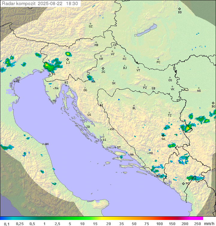 Padavine Hrvaška