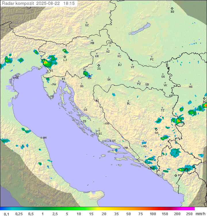 Padavine Hrvaška