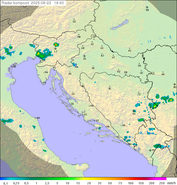 Padavine Hrvaška