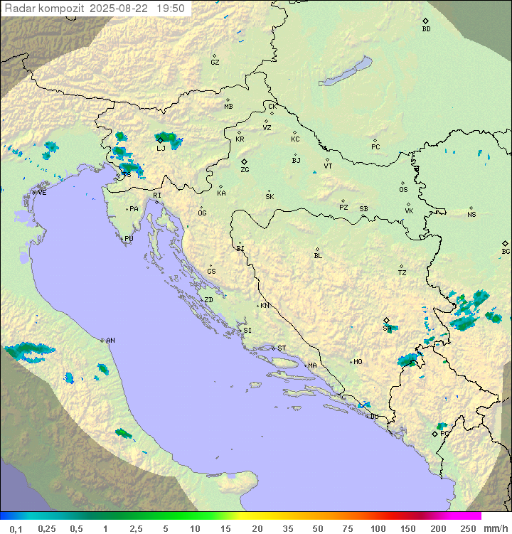 Padavine Hrvaška