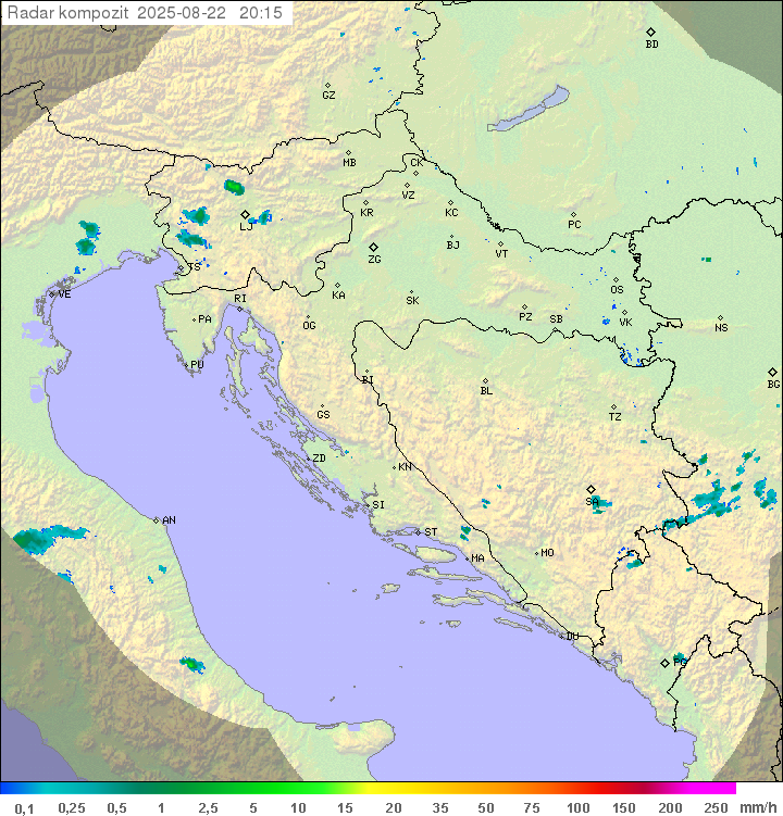 Padavine Hrvaška