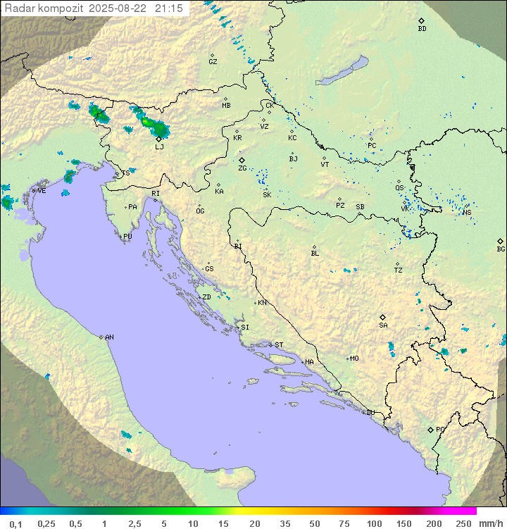 Padavine Hrvaška
