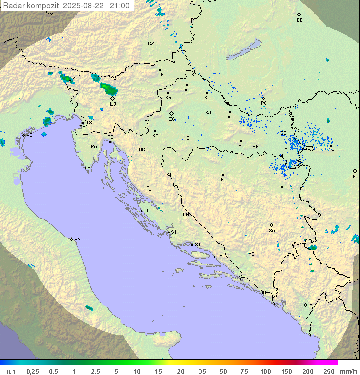 Padavine Hrvaška