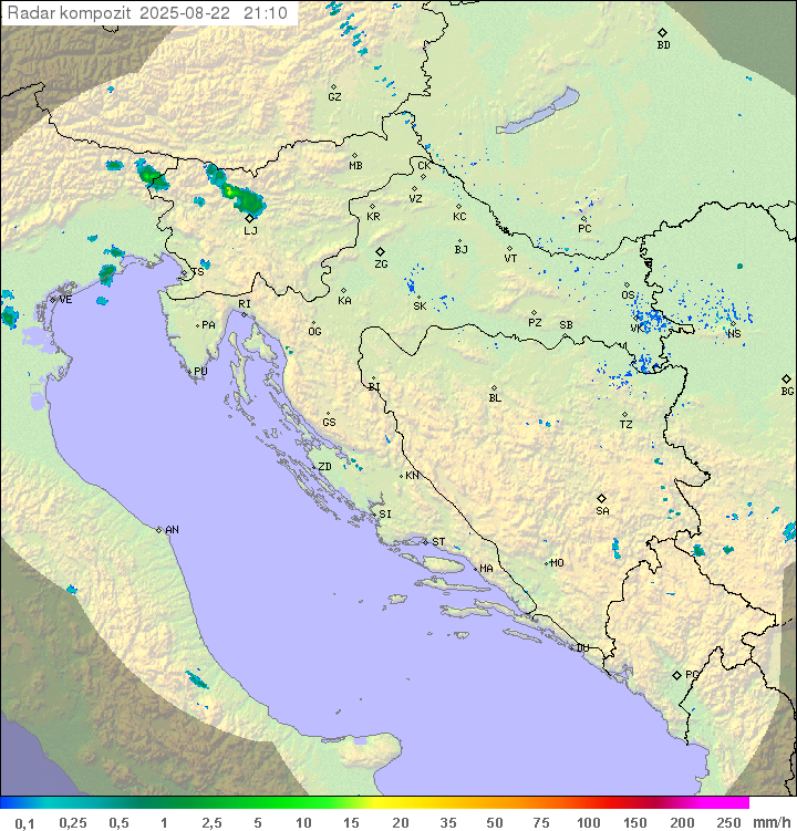 Padavine Hrvaška