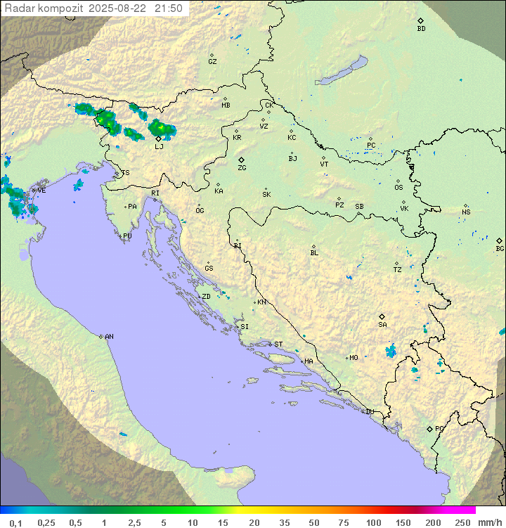 Padavine Hrvaška