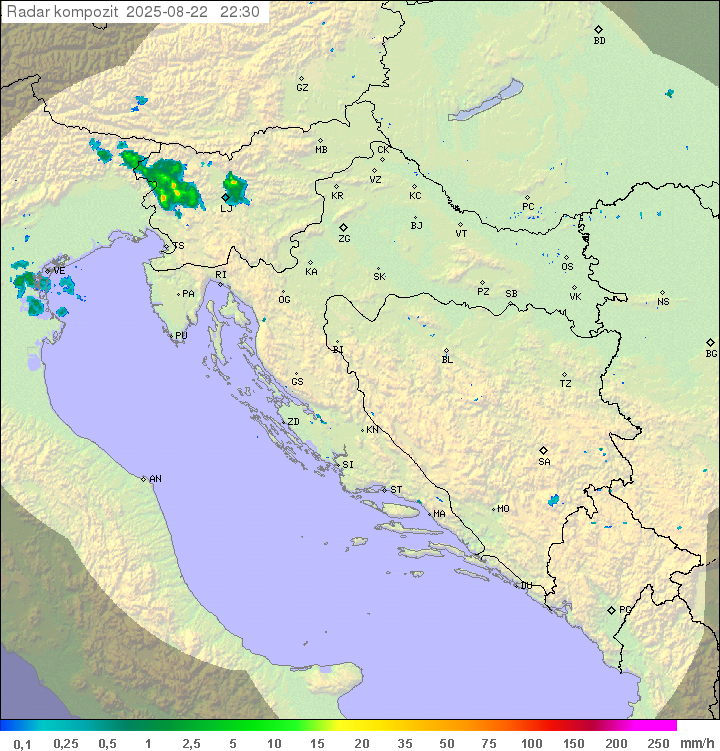 Padavine Hrvaška