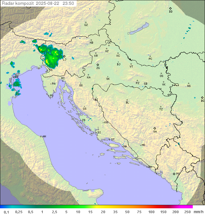 Padavine Hrvaška