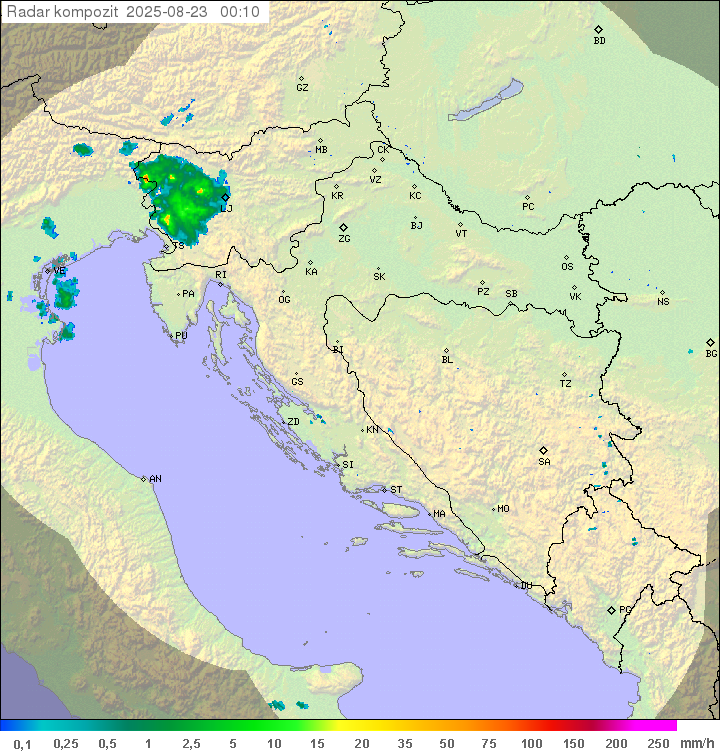 Padavine Hrvaška
