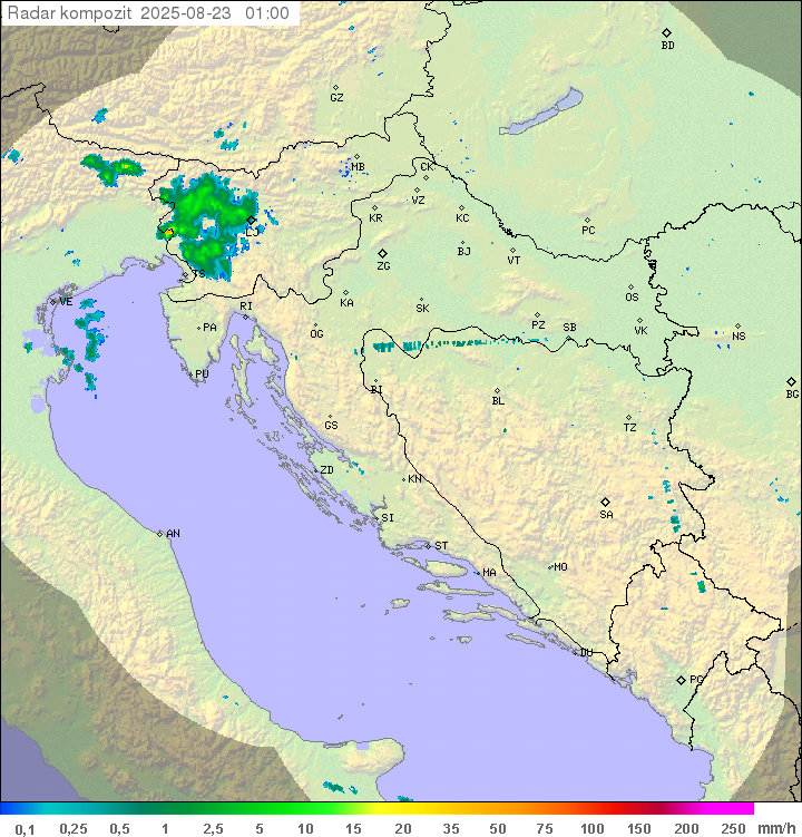 Padavine Hrvaška
