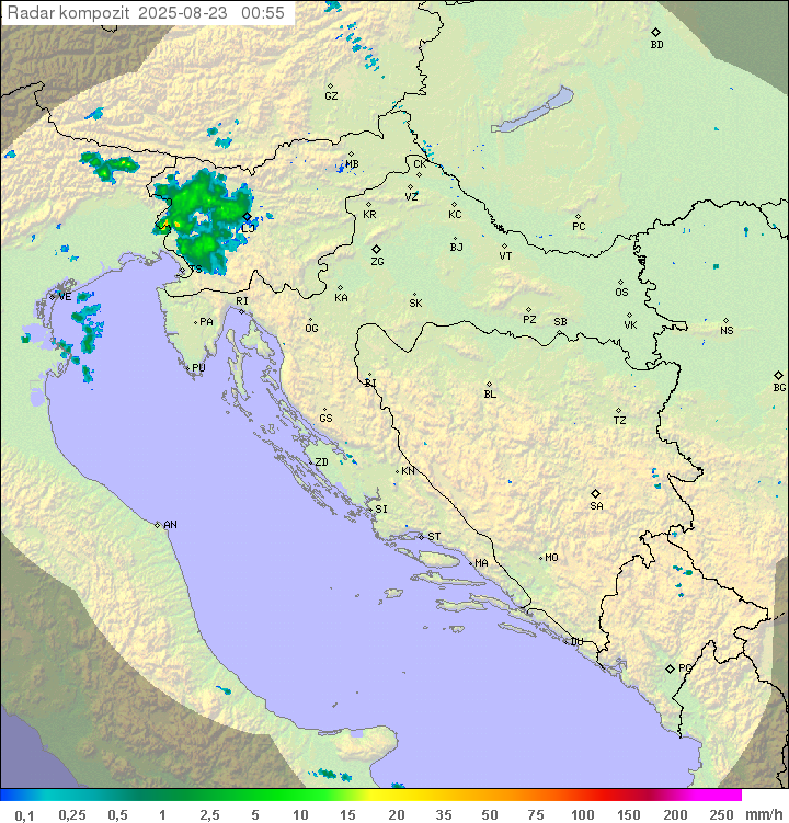 Padavine Hrvaška