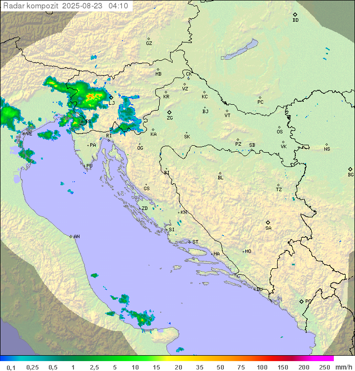 Padavine Hrvaška