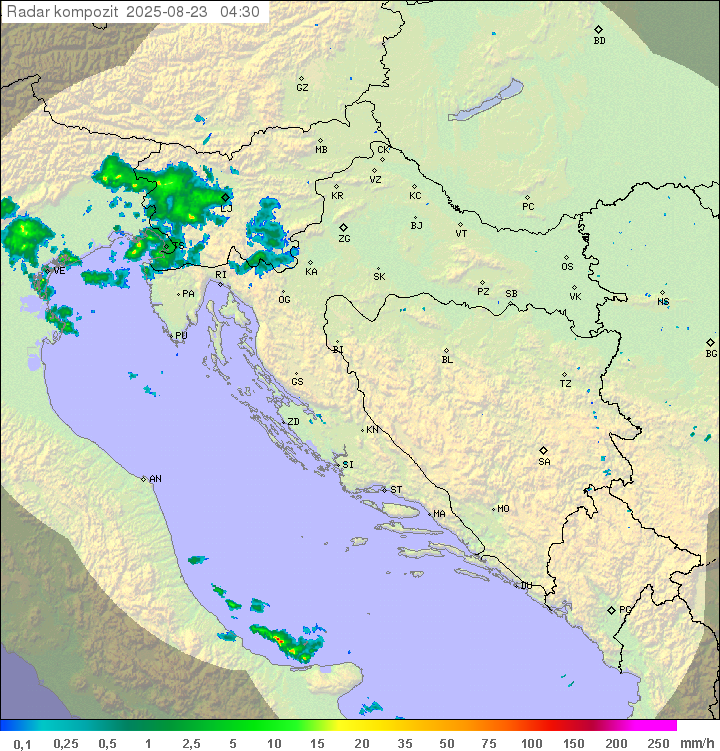 Padavine Hrvaška