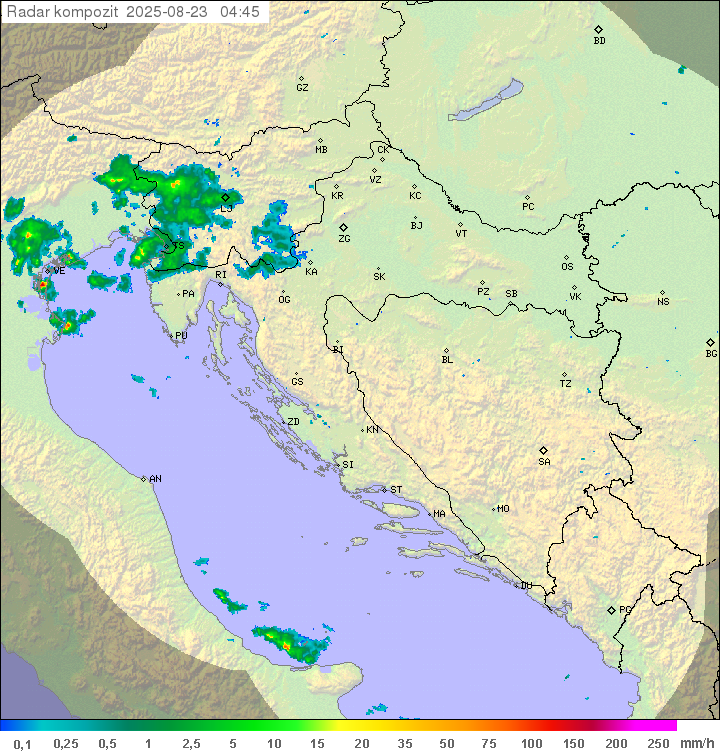 Padavine Hrvaška