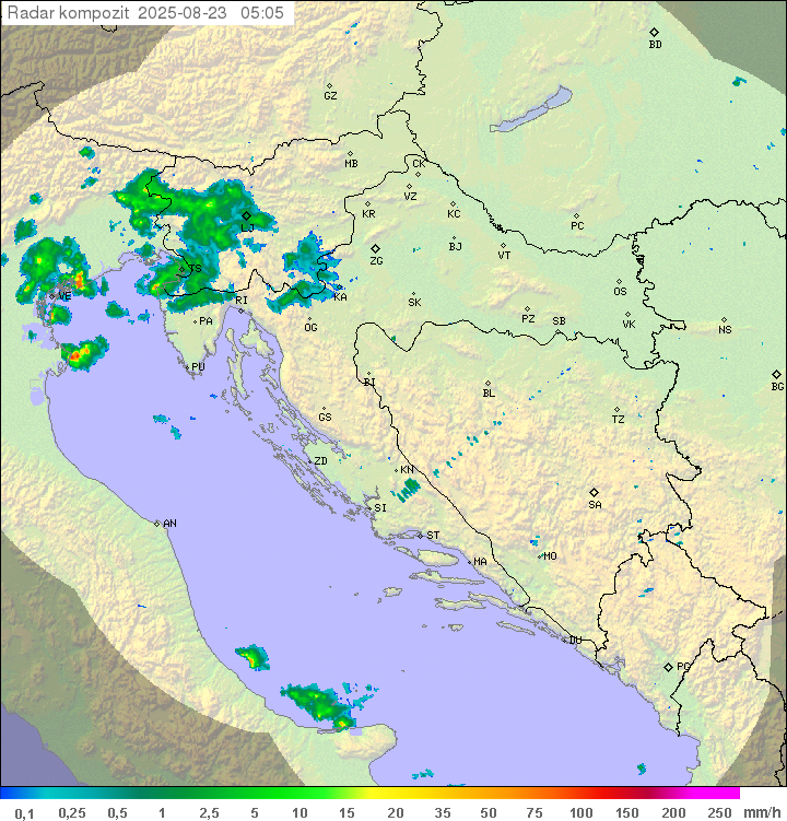 Padavine Hrvaška