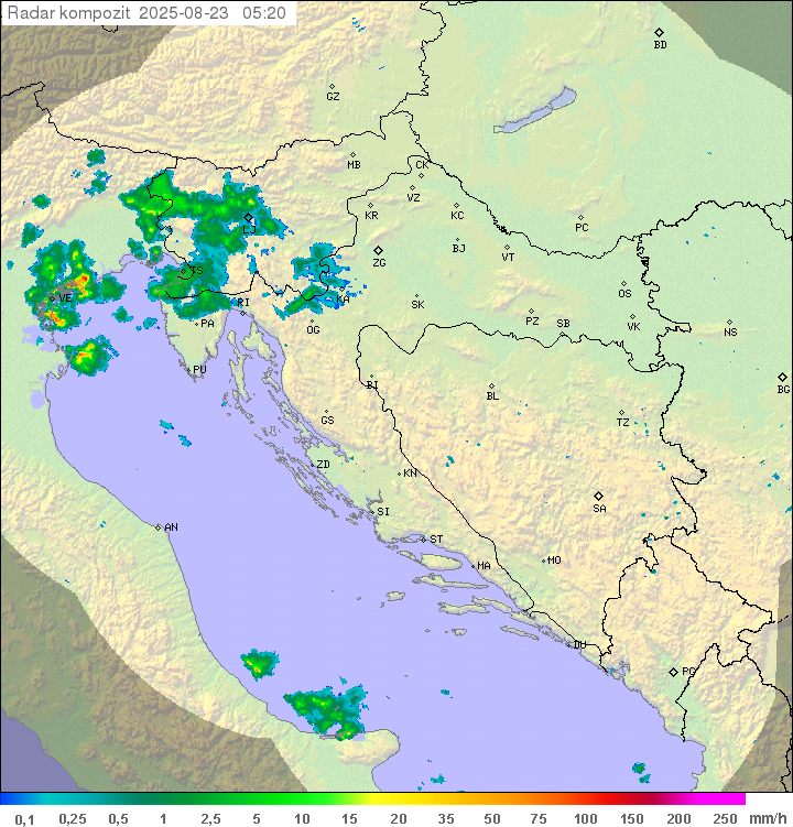 Padavine Hrvaška