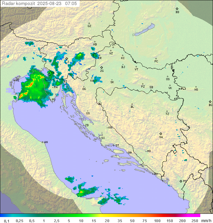 Padavine Hrvaška