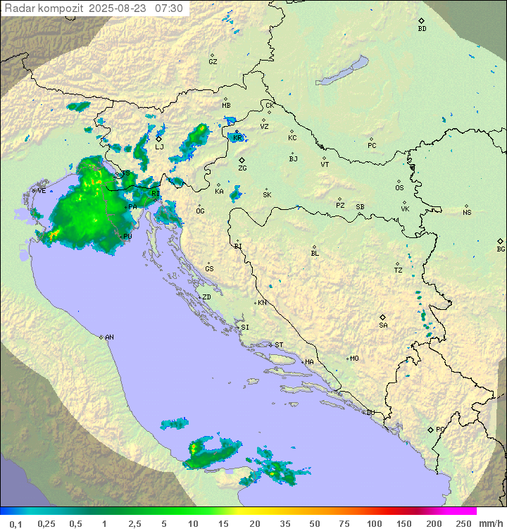 Padavine Hrvaška