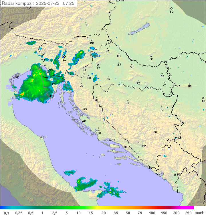 Padavine Hrvaška