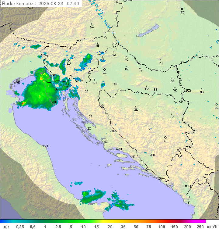 Padavine Hrvaška