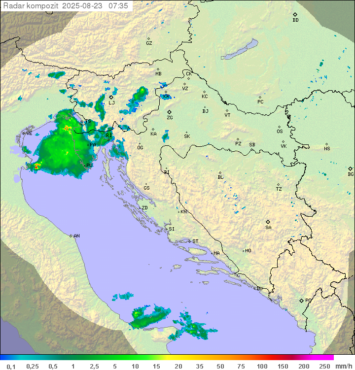 Padavine Hrvaška