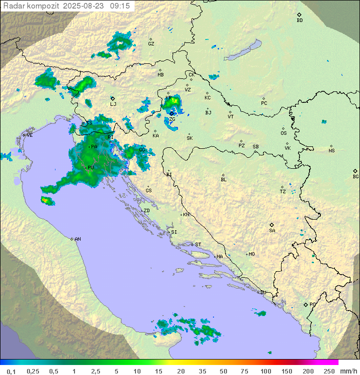 Padavine Hrvaška