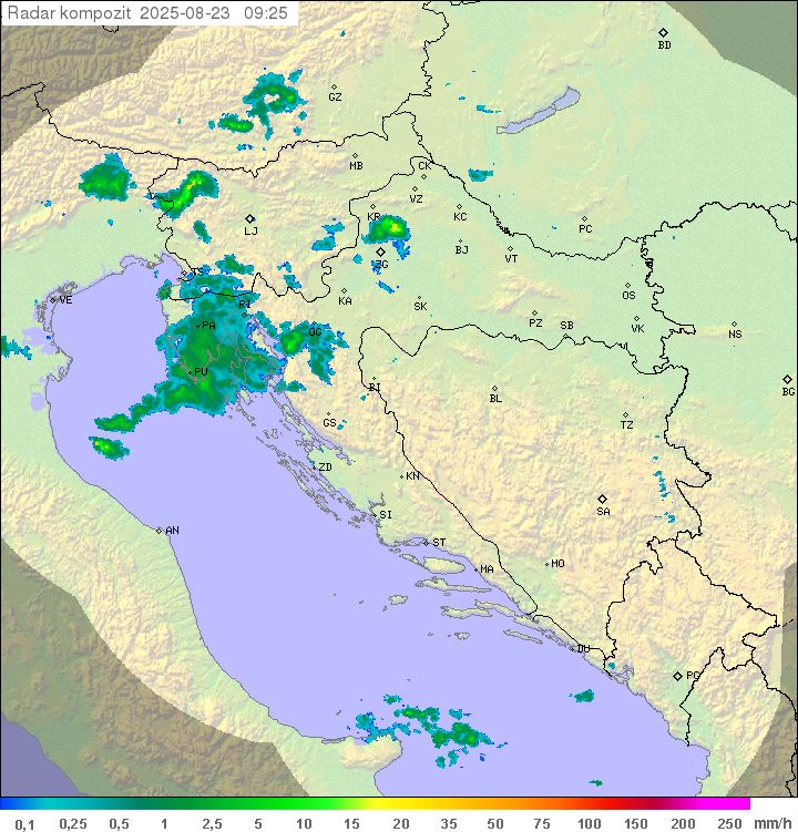 Padavine Hrvaška