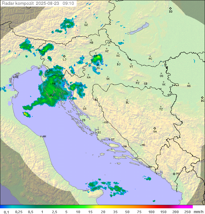Padavine Hrvaška