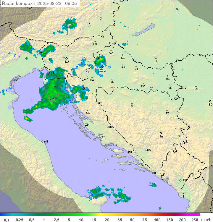Padavine Hrvaška