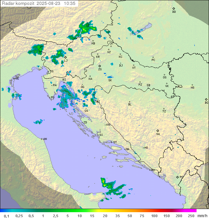 Padavine Hrvaška