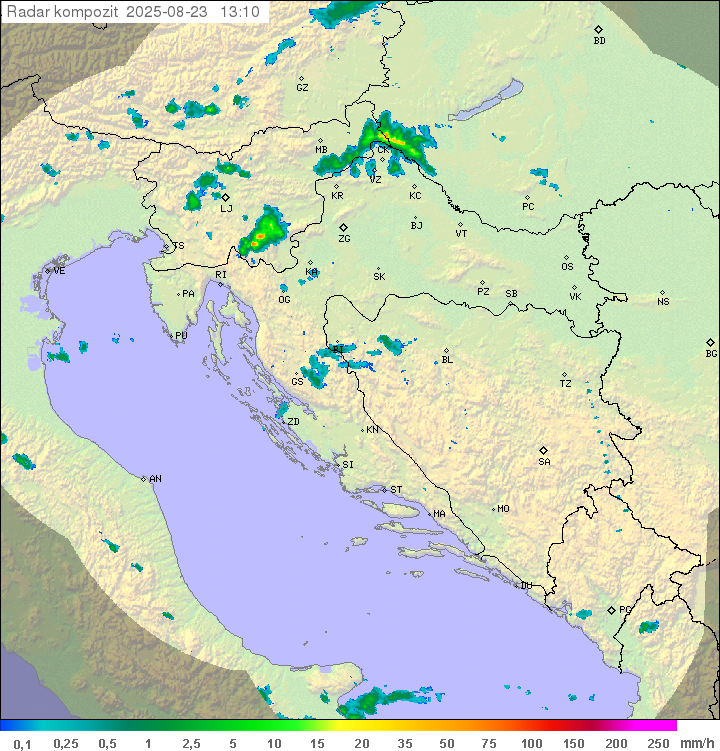 Padavine Hrvaška