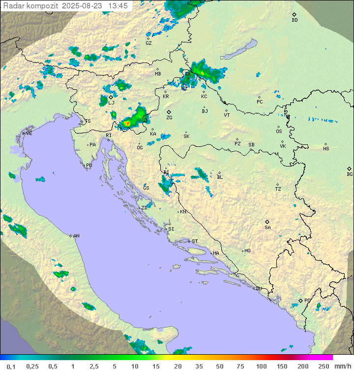 Padavine Hrvaška