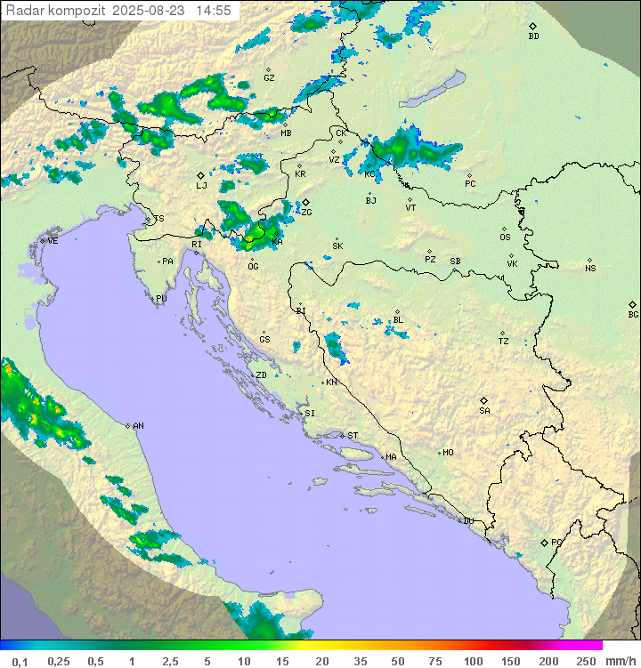 Padavine Hrvaška