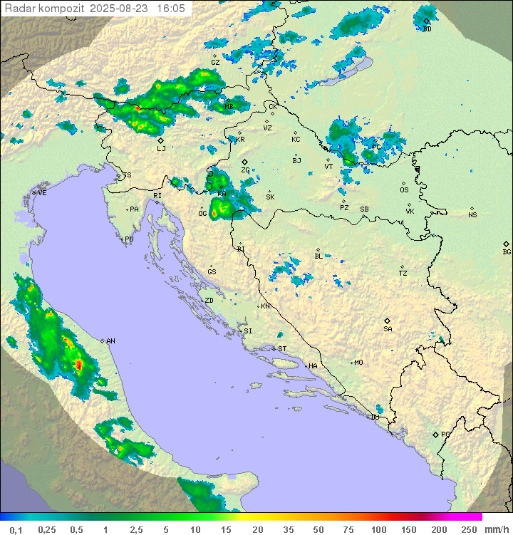 Padavine Hrvaška