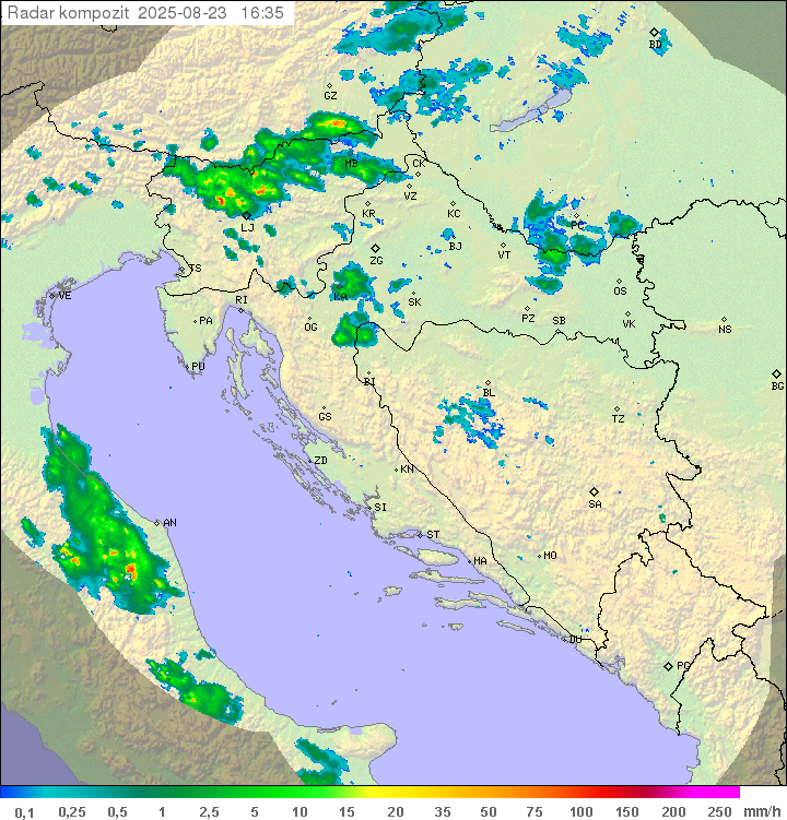 Padavine Hrvaška