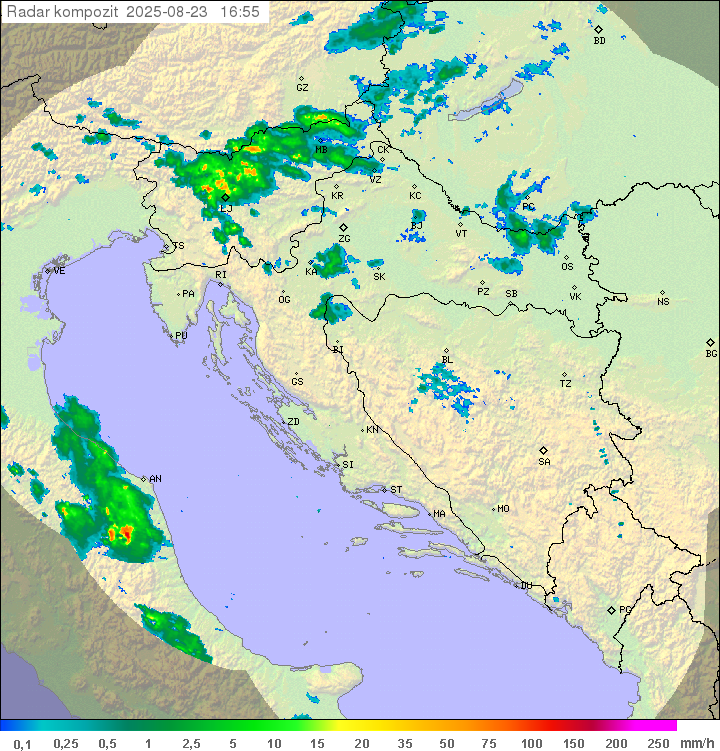 Padavine Hrvaška