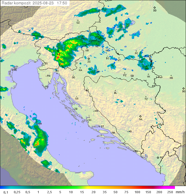 Padavine Hrvaška