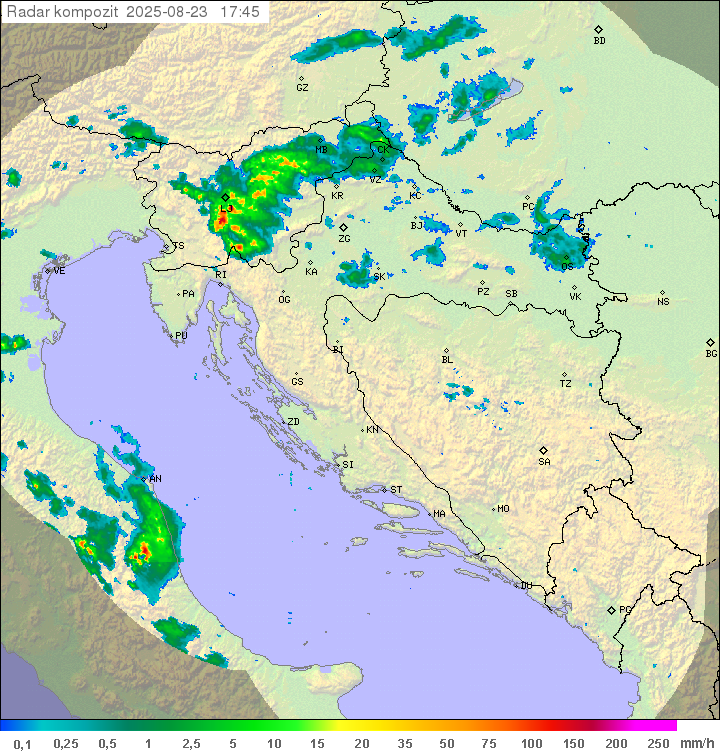 Padavine Hrvaška